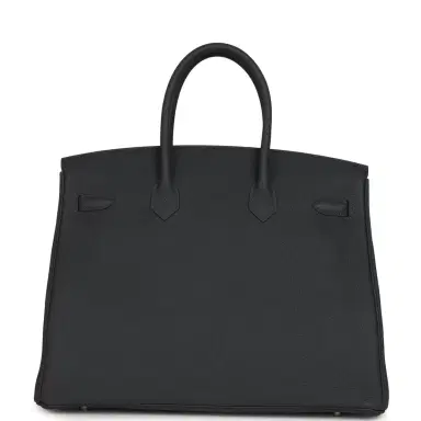 HERMÈS Hermes Birkin 35 Ardoise Togo Palladium Hardware | Thumbnail 4 HERMÈS Hermes Birkin 35 Ardoise Togo Palladium Hardware | Thumbnail 4