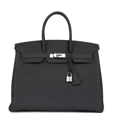 HERMÈS Hermes Birkin 35 Ardoise Togo Palladium Hardware | Thumbnail 1 HERMÈS Hermes Birkin 35 Ardoise Togo Palladium Hardware | Thumbnail 1