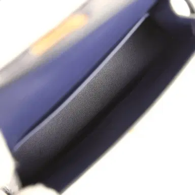 HERMÈS Hermes Kelly Sellier 20 Bleu Encre Shiny Alligator Gold Hardware | Thumbnail 8 HERMÈS Hermes Kelly Sellier 20 Bleu Encre Shiny Alligator Gold Hardware | Thumbnail 8