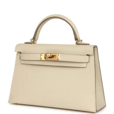 HERMÈS Hermes Kelly Sellier 20 Craie Epsom Gold Hardware | Thumbnail 5 HERMÈS Hermes Kelly Sellier 20 Craie Epsom Gold Hardware | Thumbnail 5