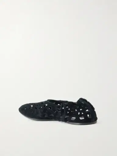 Alaïa Neo Vienne Perforated Suede Ballet Flats | Thumbnail 3 Alaïa Neo Vienne Perforated Suede Ballet Flats | Thumbnail 3