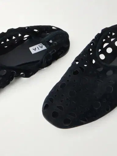 Alaïa Neo Vienne Perforated Suede Ballet Flats | Thumbnail 5 Alaïa Neo Vienne Perforated Suede Ballet Flats | Thumbnail 5