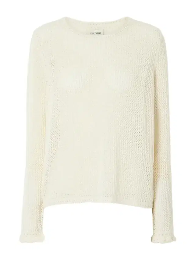 ESCVDO Mural Crocheted Cotton Blouse