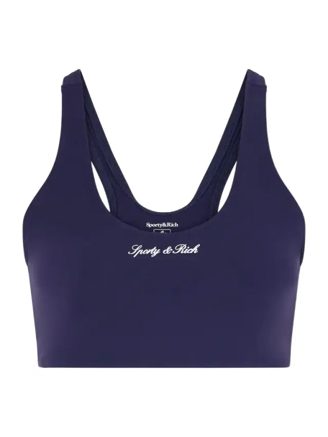 Logo-appliquéd Stretch Sports Bra