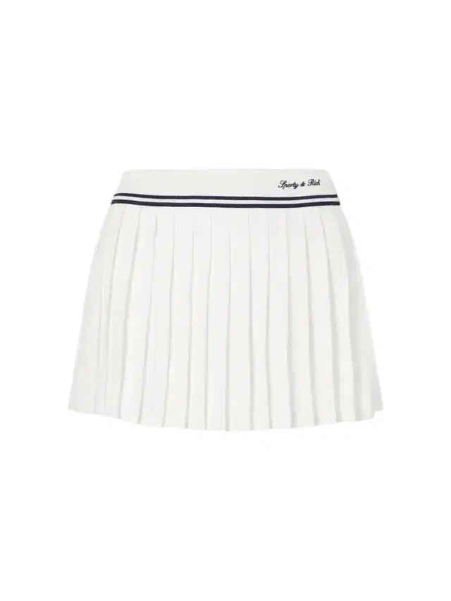 Sporty & Rich Abigail Pleated Embroidered Striped Crepe De Chine Mini Skirt