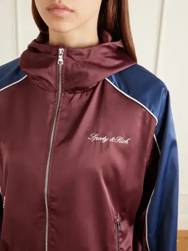 Sporty & Rich Logo-embroidered Shell Jacket | Thumbnail 5 Sporty & Rich Logo-embroidered Shell Jacket | Thumbnail 5