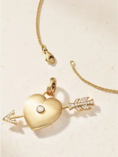 Marie Lichtenberg Cœur Percé 18-karat Gold And Diamond Pendant Necklace | Thumbnail 3 Marie Lichtenberg Cœur Percé 18-karat Gold And Diamond Pendant Necklace | Thumbnail 3