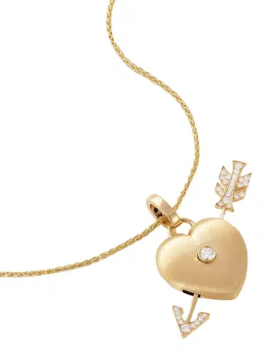 Marie Lichtenberg Cœur Percé 18-karat Gold And Diamond Pendant Necklace | Thumbnail 1 Marie Lichtenberg Cœur Percé 18-karat Gold And Diamond Pendant Necklace | Thumbnail 1