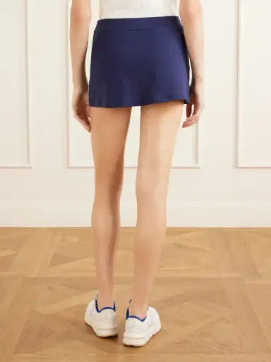 Sporty & Rich Striped Jersey Tennis Skirt | Thumbnail 4 Sporty & Rich Striped Jersey Tennis Skirt | Thumbnail 4