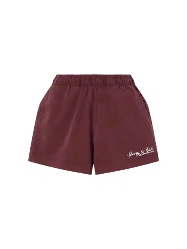 Sporty & Rich Syracuse Logo-embroidered Cotton-fleece Shorts | Thumbnail 1