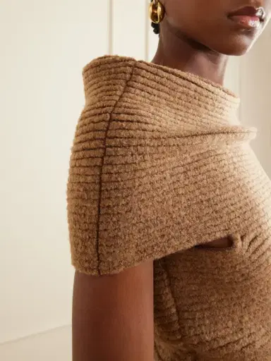 Magda Butrym Knitted Jersey Midi Dress | Thumbnail 4