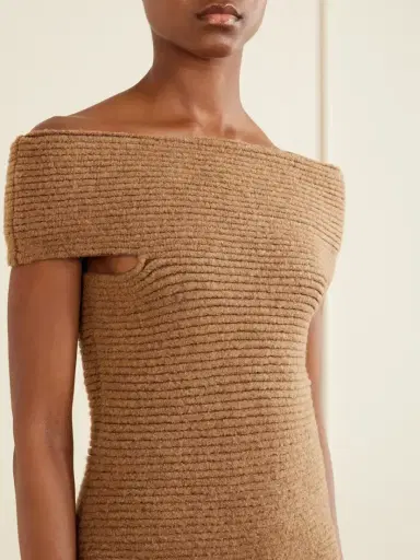 Magda Butrym Knitted Jersey Midi Dress | Thumbnail 5