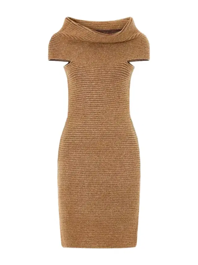 Knitted Jersey Midi Dress