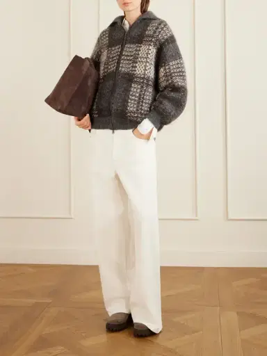 Brunello Cucinelli Embellished High-rise Wide-leg Jeans | Thumbnail 2 Brunello Cucinelli Embellished High-rise Wide-leg Jeans | Thumbnail 2