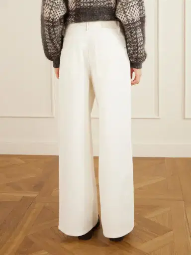 Brunello Cucinelli Embellished High-rise Wide-leg Jeans | Thumbnail 4 Brunello Cucinelli Embellished High-rise Wide-leg Jeans | Thumbnail 4