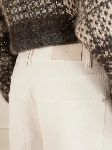 Brunello Cucinelli Embellished High-rise Wide-leg Jeans | Thumbnail 5 Brunello Cucinelli Embellished High-rise Wide-leg Jeans | Thumbnail 5