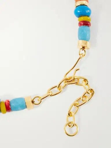 Lizzie Fortunato Souvenir Gold-plated Multi-stone Beaded Necklace | Thumbnail 3
