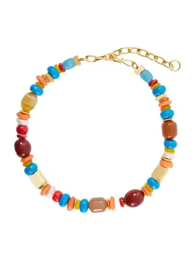 Lizzie Fortunato Souvenir Gold-plated Multi-stone Beaded Necklace | Thumbnail 1