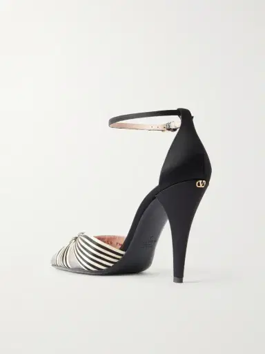 Valentino Garavani Annine 100 Satin Pumps | Thumbnail 3 Valentino Garavani Annine 100 Satin Pumps | Thumbnail 3