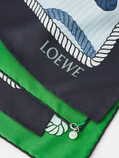 Loewe Printed Silk Scarf | Thumbnail 4 Loewe Printed Silk Scarf | Thumbnail 4