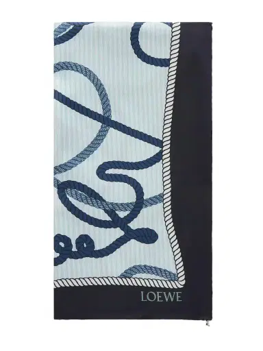 Loewe Printed Silk Scarf | Thumbnail 1 Loewe Printed Silk Scarf | Thumbnail 1