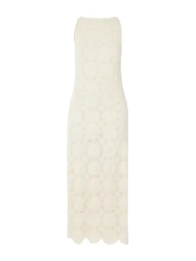 Siula Crocheted Cotton Halterneck Maxi Dress