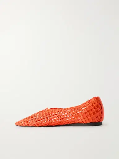 Proenza Schouler Slant Crocheted Ballet Flats | Thumbnail 3
