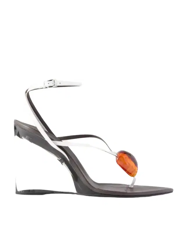 Alaïa Invisible 90 Embellished Leather Sandals