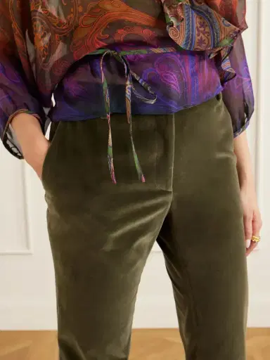 La DoubleJ Velvet Straight-leg Pants | Thumbnail 5 La DoubleJ Velvet Straight-leg Pants | Thumbnail 5