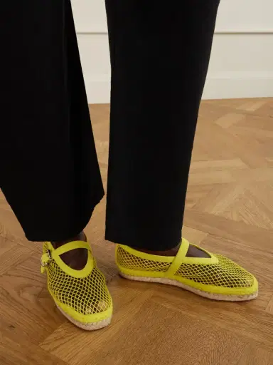 Alaïa Suede-trimmed Mesh Espadrilles | Thumbnail 2 Alaïa Suede-trimmed Mesh Espadrilles | Thumbnail 2