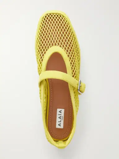 Alaïa Suede-trimmed Mesh Espadrilles | Thumbnail 6 Alaïa Suede-trimmed Mesh Espadrilles | Thumbnail 6