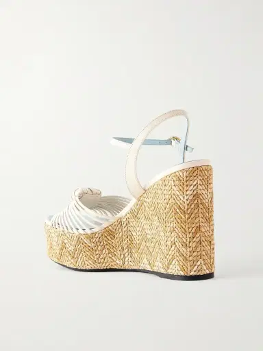 Valentino Garavani Coeur Royal 40 Embellished Leather Wedge Espadrilles | Thumbnail 3 Valentino Garavani Coeur Royal 40 Embellished Leather Wedge Espadrilles | Thumbnail 3