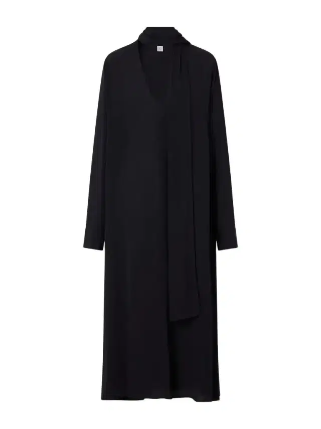 Tie-detailed Woven Maxi Dress