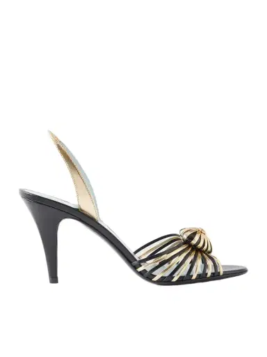 Valentino Garavani Coeur Royal 85 Embellished Leather Sandals | Thumbnail 1 Valentino Garavani Coeur Royal 85 Embellished Leather Sandals | Thumbnail 1