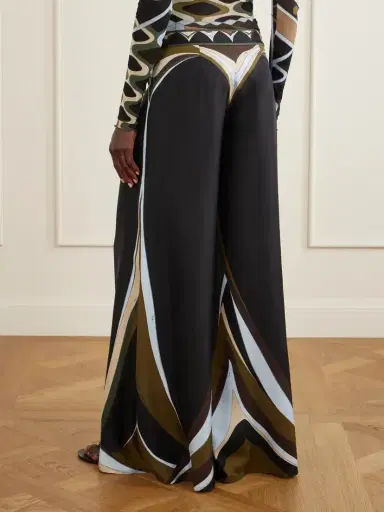 PUCCI Printed Silk-twill Wide-leg Pants | Thumbnail 3 PUCCI Printed Silk-twill Wide-leg Pants | Thumbnail 3