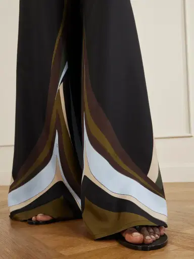 PUCCI Printed Silk-twill Wide-leg Pants | Thumbnail 5 PUCCI Printed Silk-twill Wide-leg Pants | Thumbnail 5