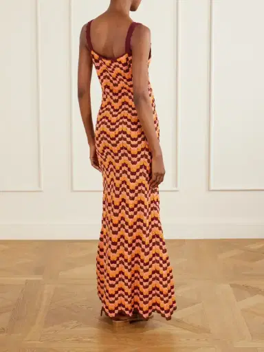 ESCVDO Marea Striped Crocheted Cotton Maxi Dress | Thumbnail 3 ESCVDO Marea Striped Crocheted Cotton Maxi Dress | Thumbnail 3