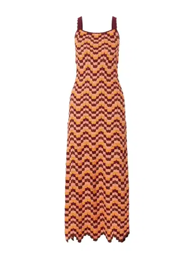 ESCVDO Marea Striped Crocheted Cotton Maxi Dress | Thumbnail 1 ESCVDO Marea Striped Crocheted Cotton Maxi Dress | Thumbnail 1