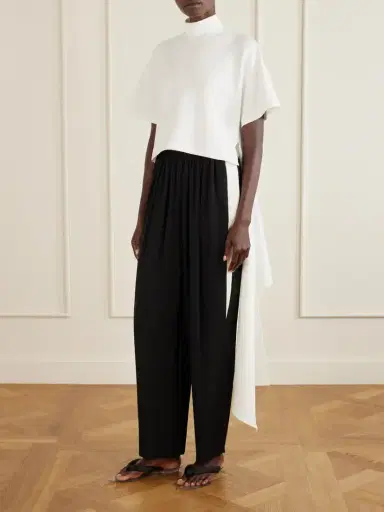 Alaïa Striped Cady Straight-leg Pants | Thumbnail 2 Alaïa Striped Cady Straight-leg Pants | Thumbnail 2