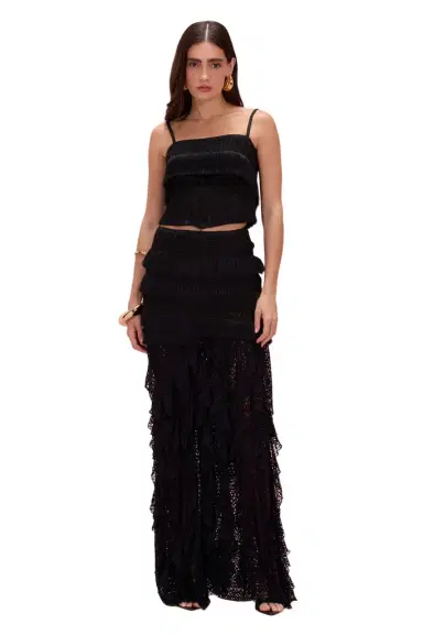 PatBo AYLA FRINGE MAXI SKIRT | Thumbnail 1 PatBo AYLA FRINGE MAXI SKIRT | Thumbnail 1