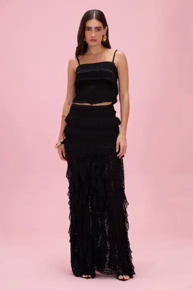 PatBo AYLA FRINGE TOP | Thumbnail 3