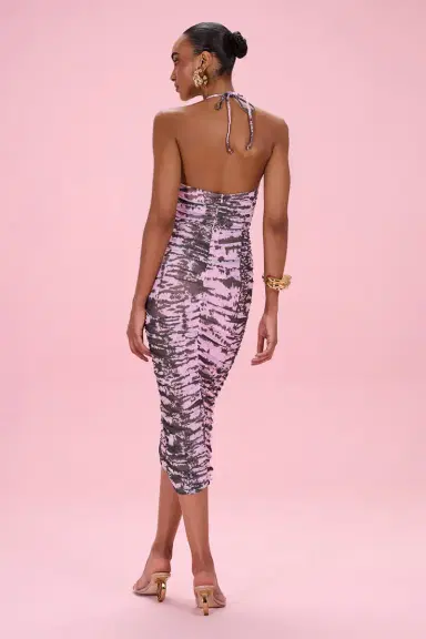PatBo BOTANIC STRIPE MIDI DRESS | Thumbnail 3