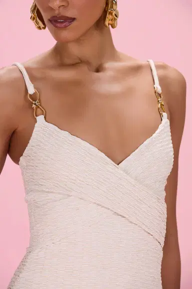PatBo GOLDEN KNIT CHIFFON MAXI DRESS | Thumbnail 2 PatBo GOLDEN KNIT CHIFFON MAXI DRESS | Thumbnail 2