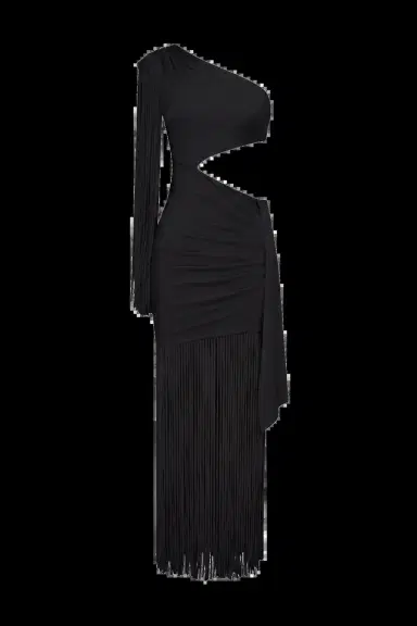 PatBo LYRIA JERSEY FRINGE CUT OUT DRESS | Thumbnail 2 PatBo LYRIA JERSEY FRINGE CUT OUT DRESS | Thumbnail 2