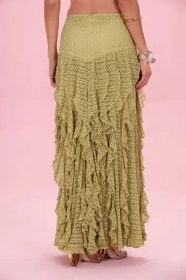 PatBo PETAL SHEEN MESH MAXI SKIRT | Thumbnail 2 PatBo PETAL SHEEN MESH MAXI SKIRT | Thumbnail 2