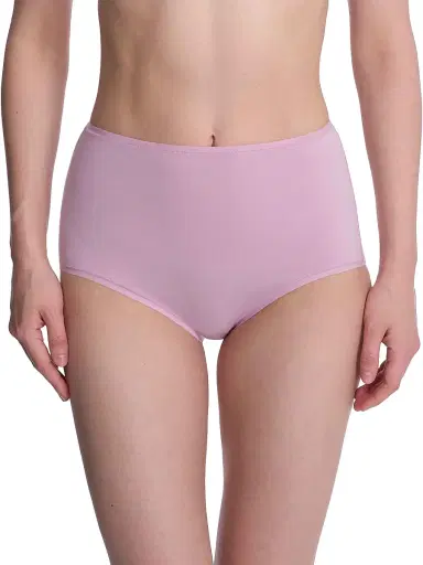 Natori Women's Bliss Bare Cotton High Waist Brief - Rose Mist - Size XXL | Thumbnail 1