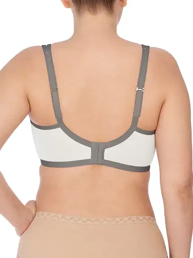 Natori Women's Yogi Convertible High Impact Sports Bra - White Grey | Thumbnail 2 Natori Women's Yogi Convertible High Impact Sports Bra - White Grey | Thumbnail 2
