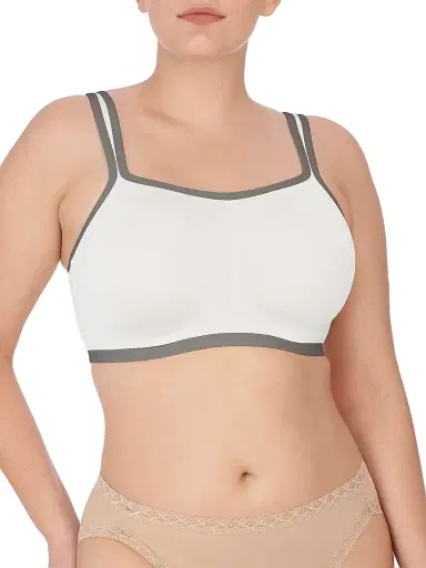 Natori Women's Yogi Convertible High Impact Sports Bra - White Grey | Thumbnail 1 Natori Women's Yogi Convertible High Impact Sports Bra - White Grey | Thumbnail 1