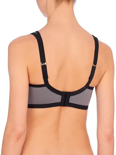 Natori Women's Yogi Convertible High Impact Sports Bra - Grey Black - Size 36A | Thumbnail 2