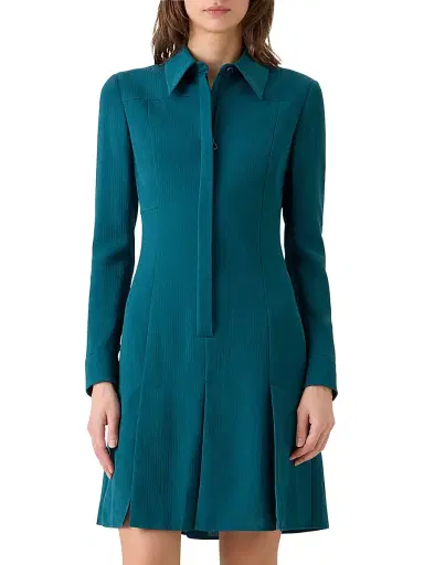 Akris Women's Cotton-Silk Seersucker Shirtdress | Thumbnail 2 Akris Women's Cotton-Silk Seersucker Shirtdress | Thumbnail 2